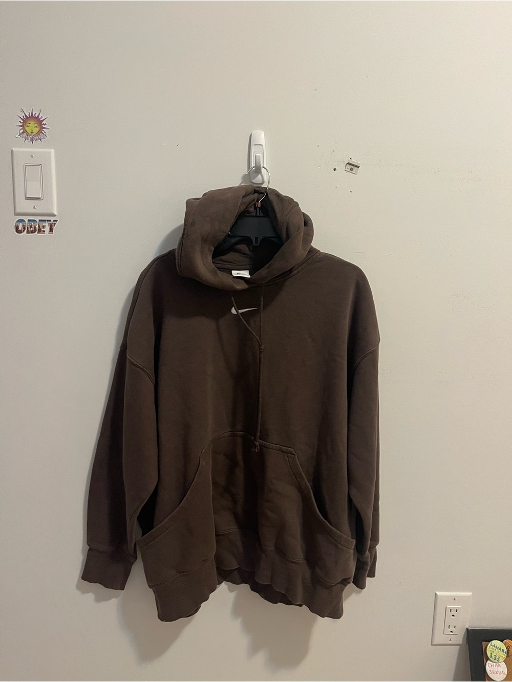 Brown Nike XL Hoodie Sweatshirt